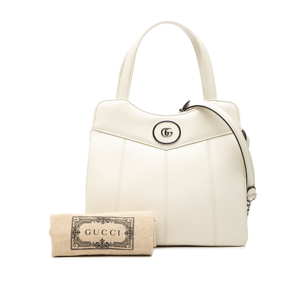 Pre-Loved Gucci Small Leather Petite GG Tote - Picture 8 of 8